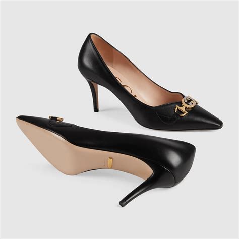 gucci gg tiger mid heel pumps|Gucci zumi mid heel pump.